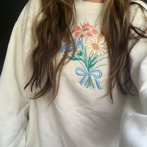 Cute coastal vintage crewneck
